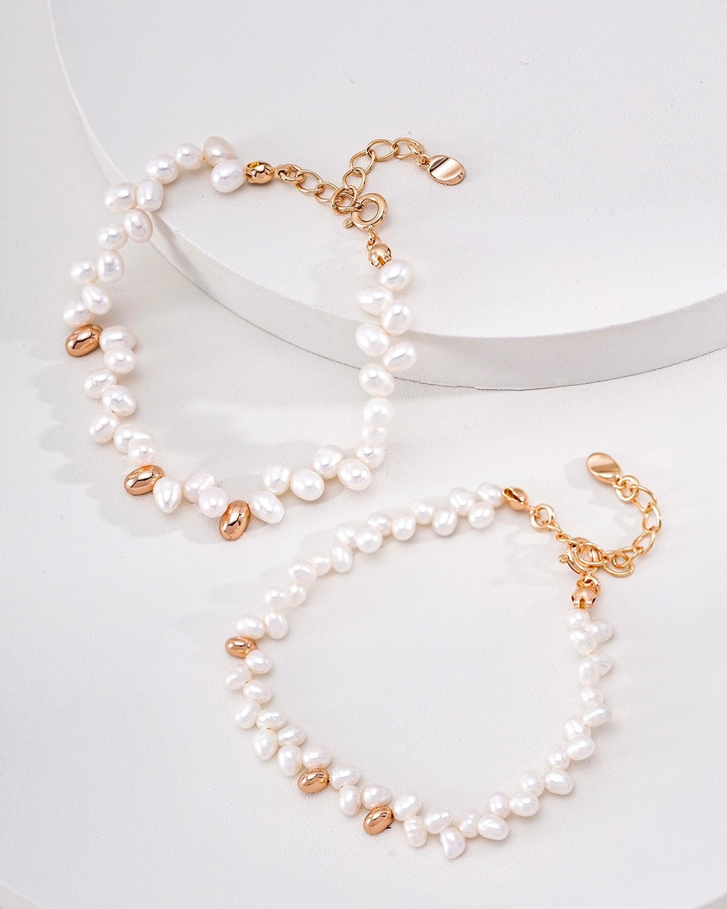 Larger Freshwater Pearl Bracelet | 925 Sterling Silver