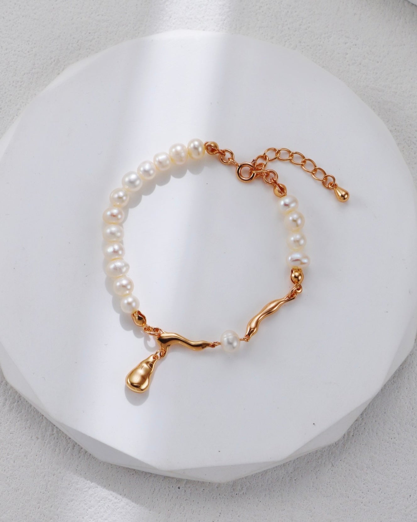 Baroque Pearl Bracelet | 925 Sterling Silver