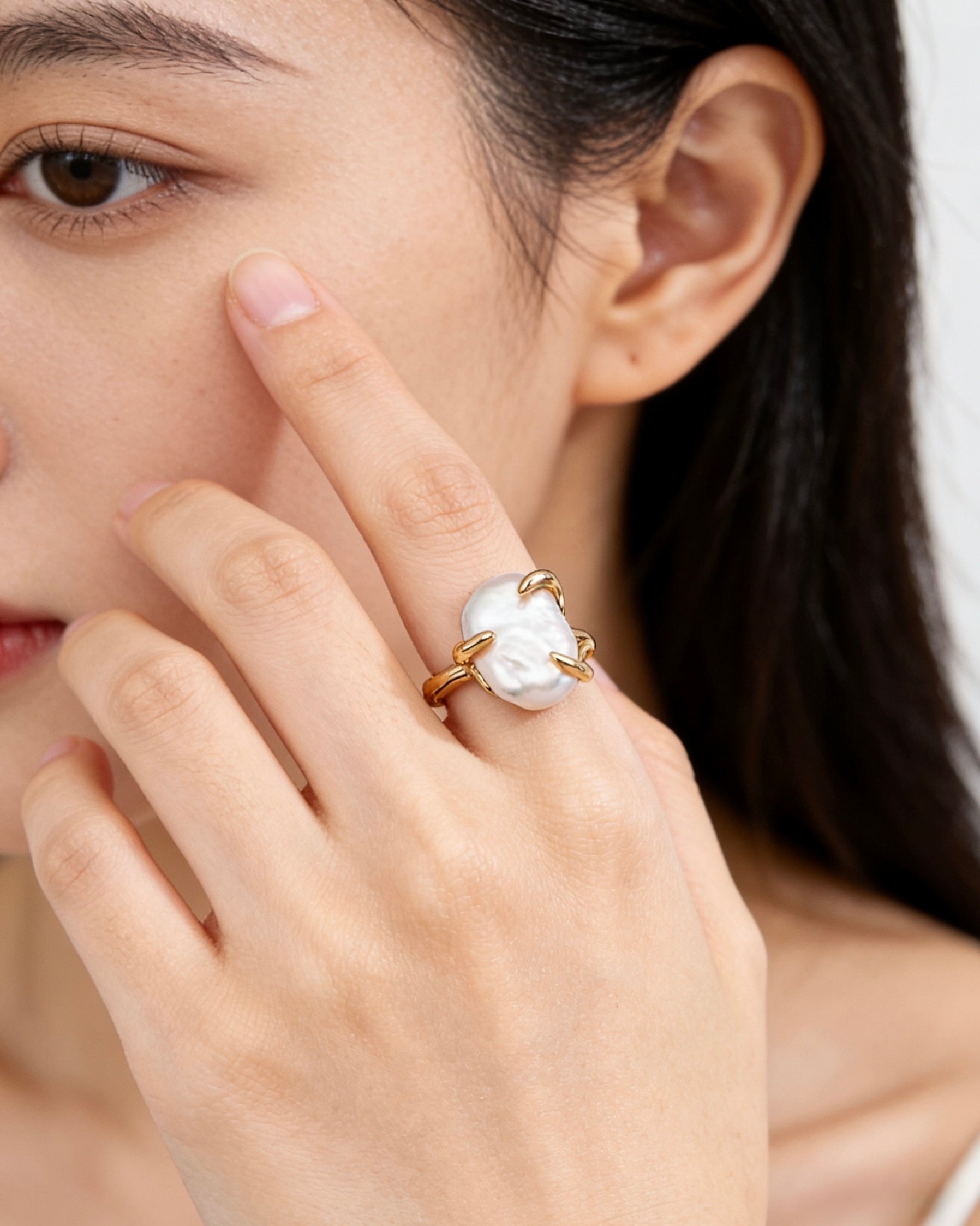 Freshwater Pearl Ring | 925 Sterling Silver