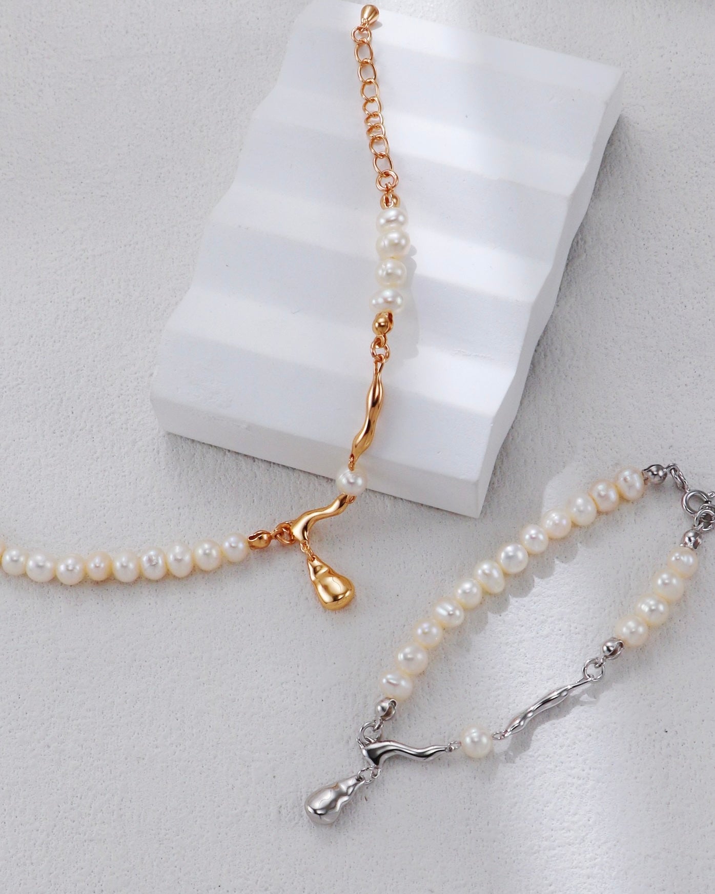 Baroque Pearl Bracelet | 925 Sterling Silver