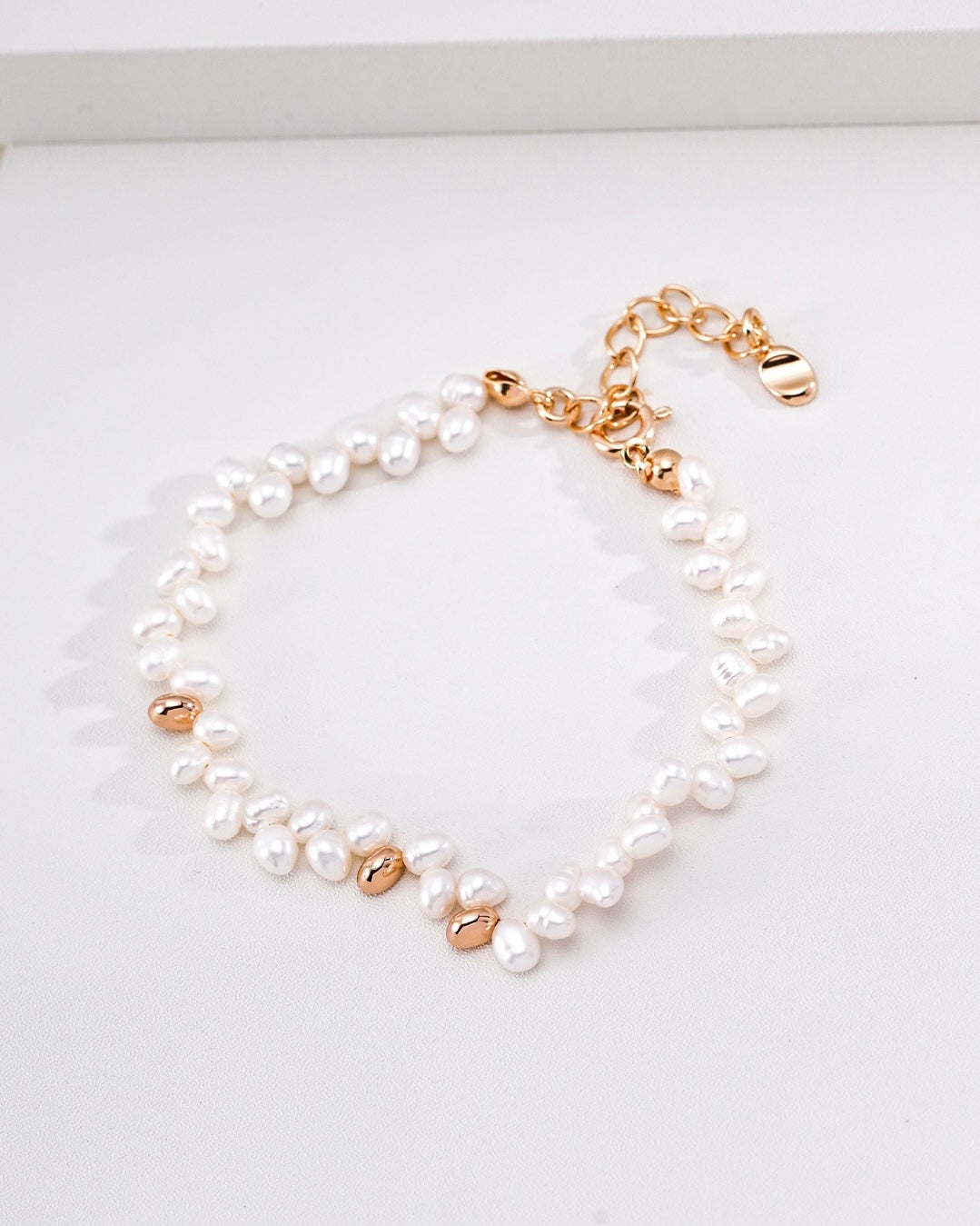Larger Freshwater Pearl Bracelet | 925 Sterling Silver