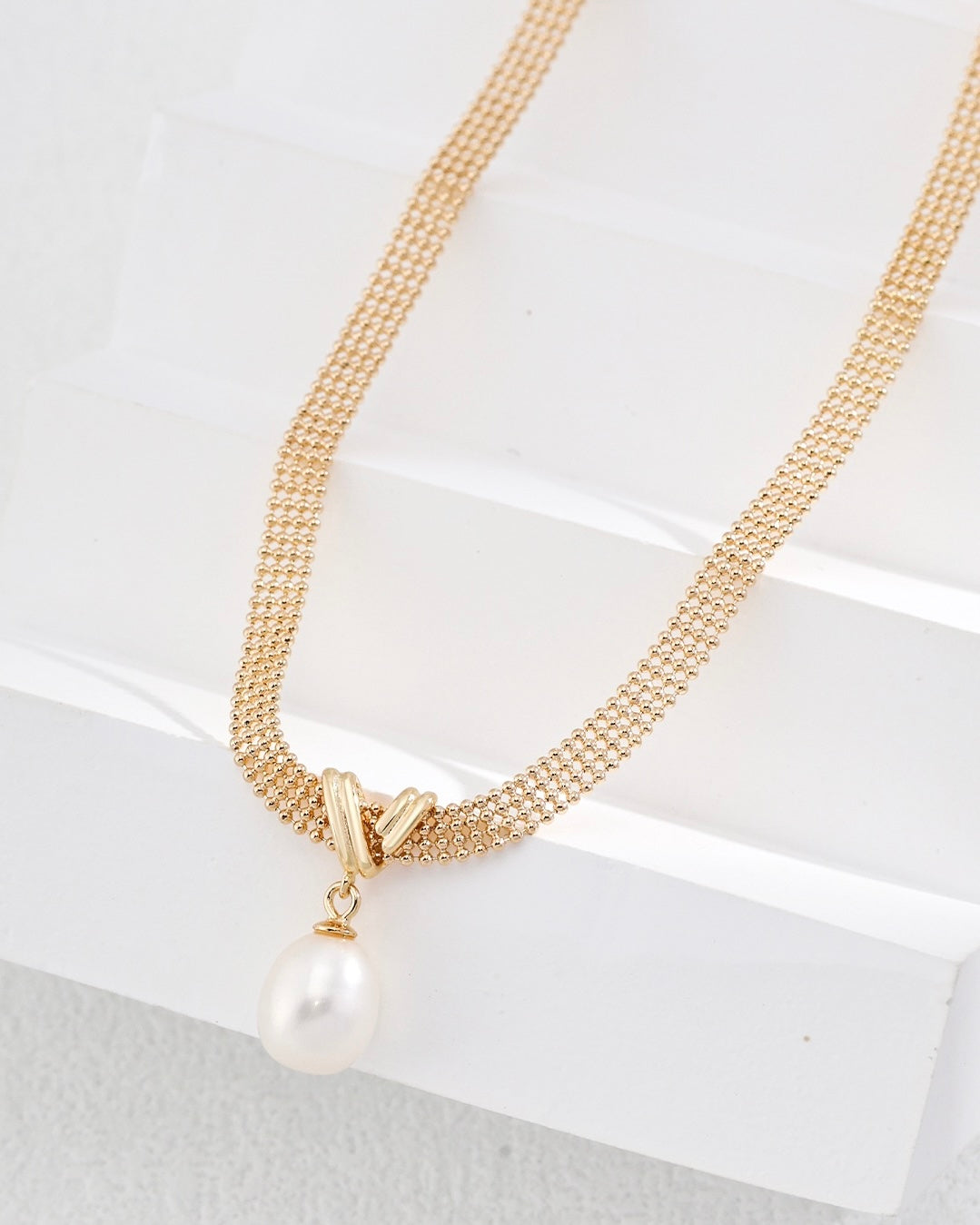 Freshwater Pearl Necklace | 925 Sterling Silver
