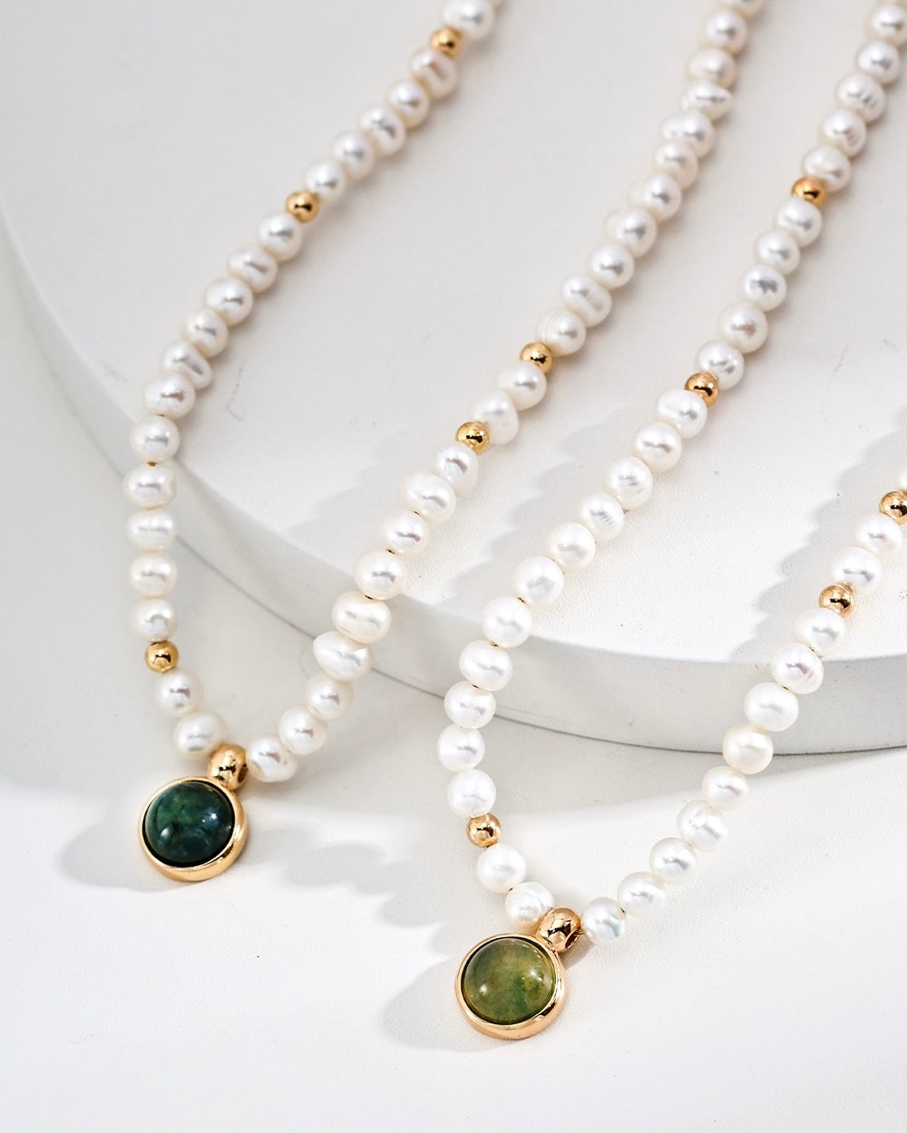 Vintage Pearl Necklace | 925 Sterling Silver